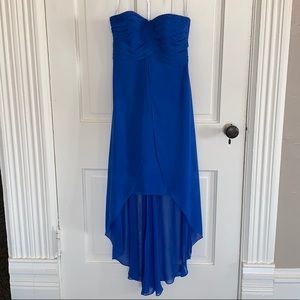 David’s Bridal Horizon Blue High Low dress